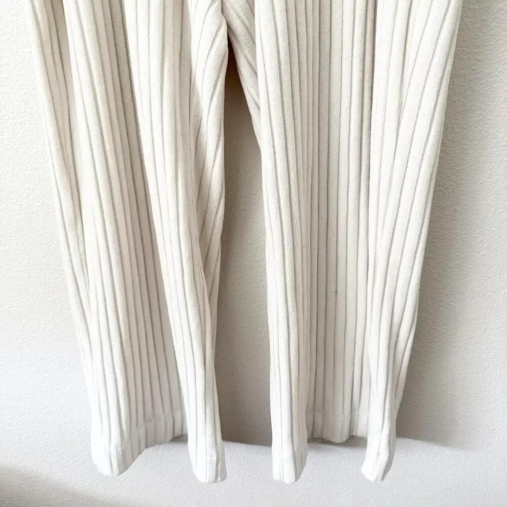 GAP BODY | Cozy Rib PJ Cardigan Top + Pants Bottoms Lounge Wide Ribbed | XL - Picture 10 of 13